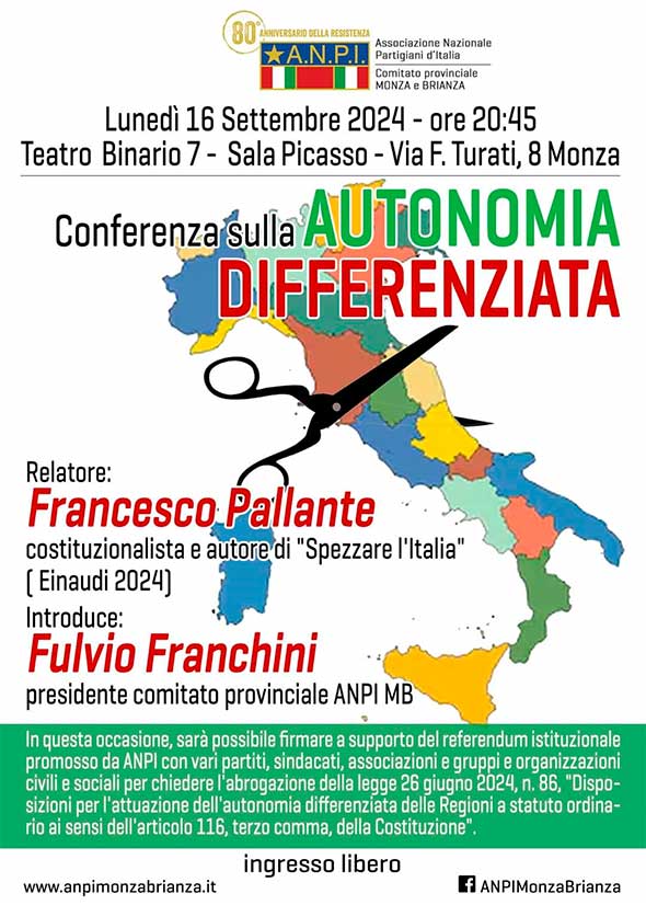 conferenza autonomia differenziata