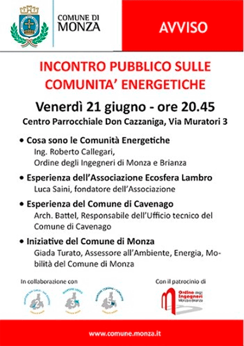 incontro comunita energetiche