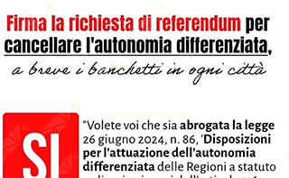 referendum autonomia differenziata