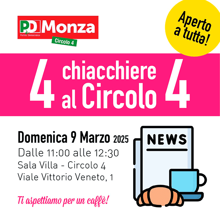 4 chiacchiere marzo 2025