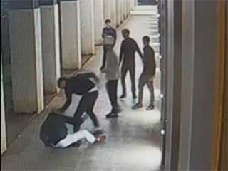 aggressione via como