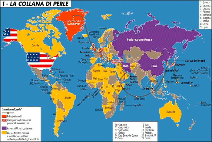 cartina collana di perle